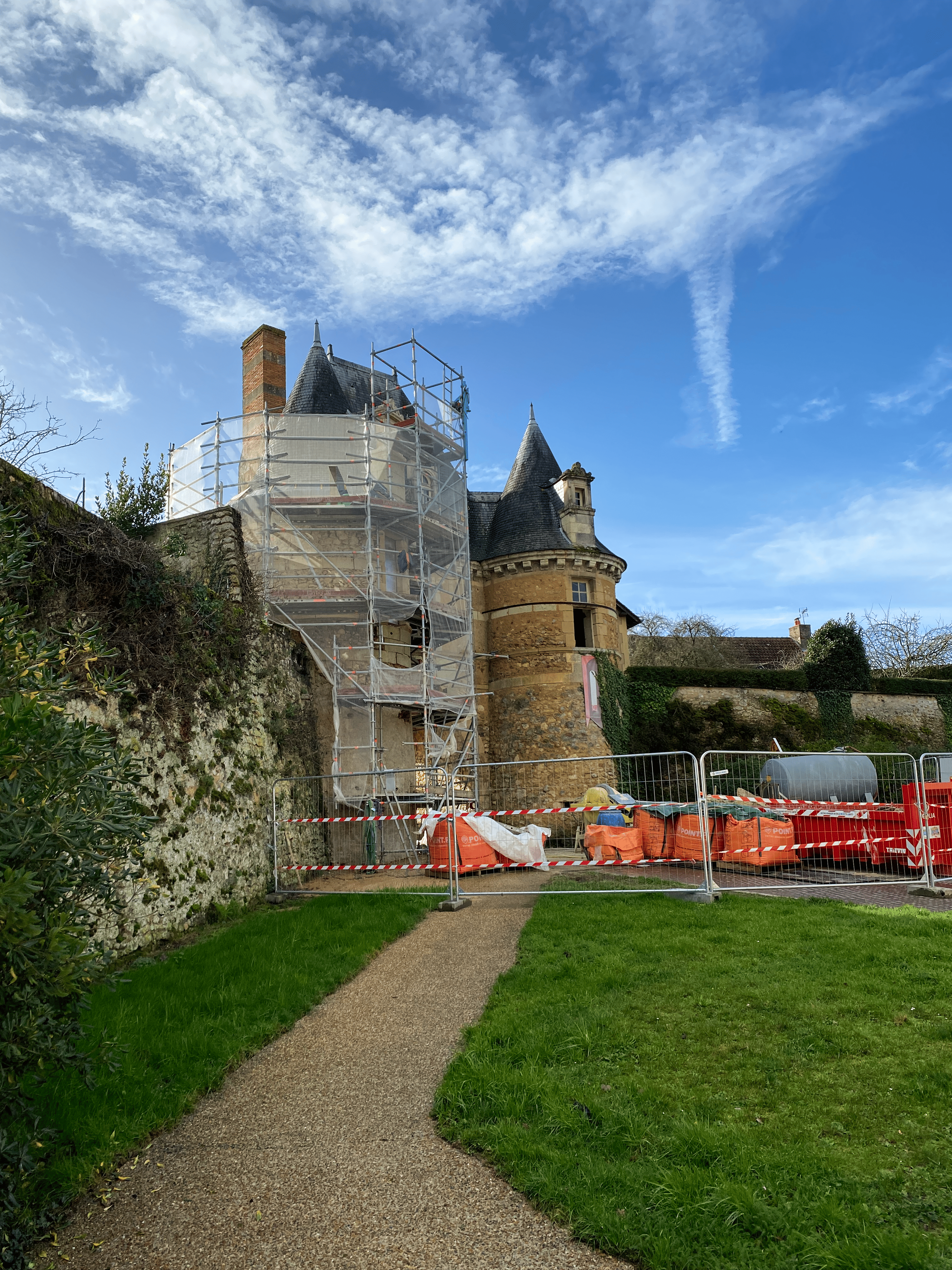 Travaux de restauration – étape du chantier