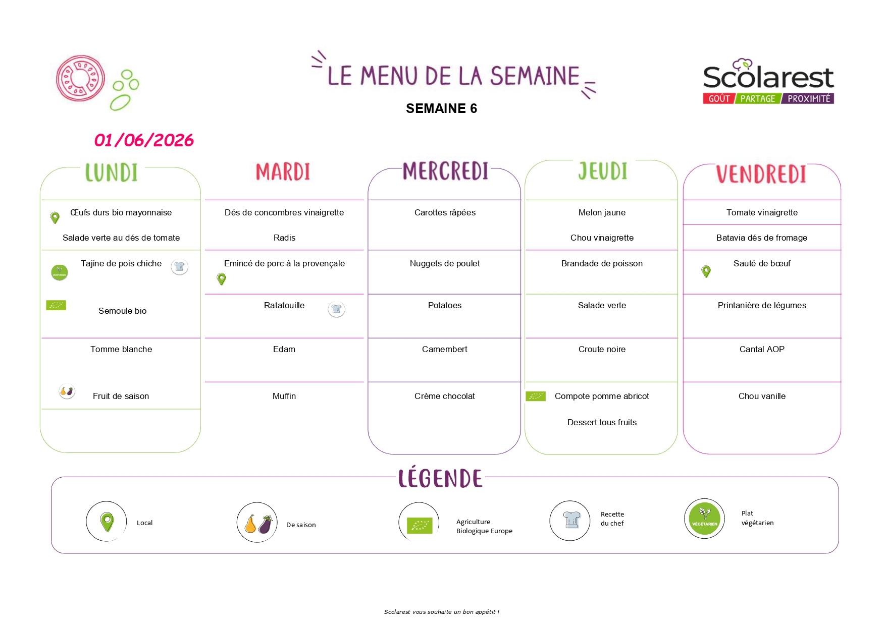 Menu cantine page 3