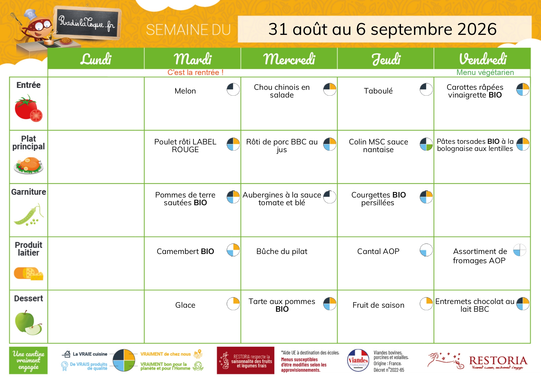Menu cantine page 1